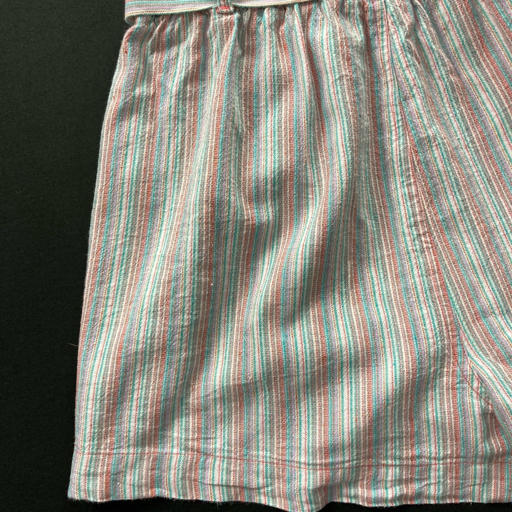 American Eagle high waist multi colored striped paperbag shorts… - Picture 10 of 11